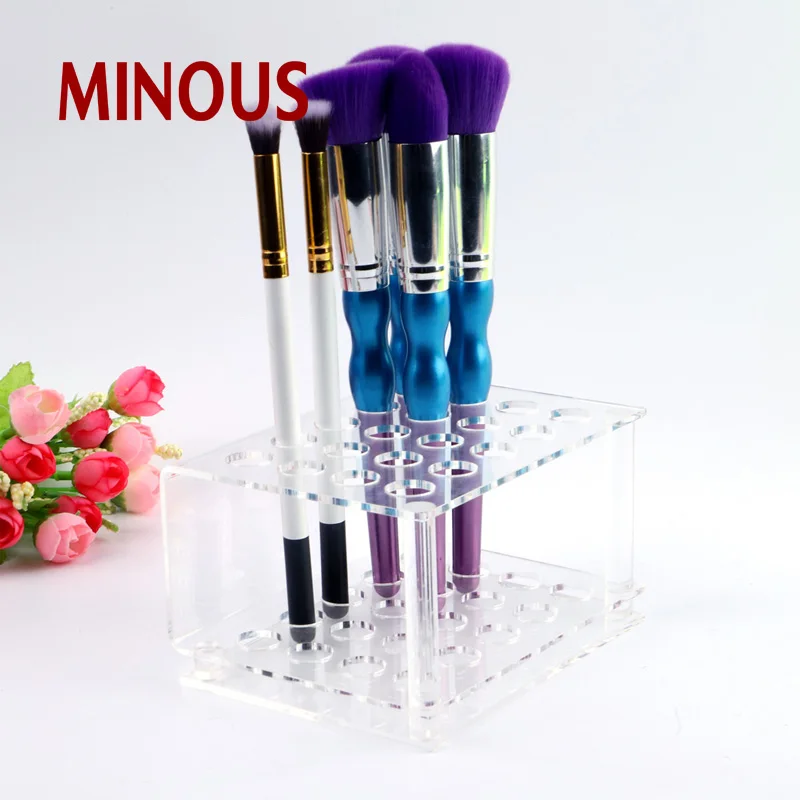  High Quality acrylic makeup brush holder 5