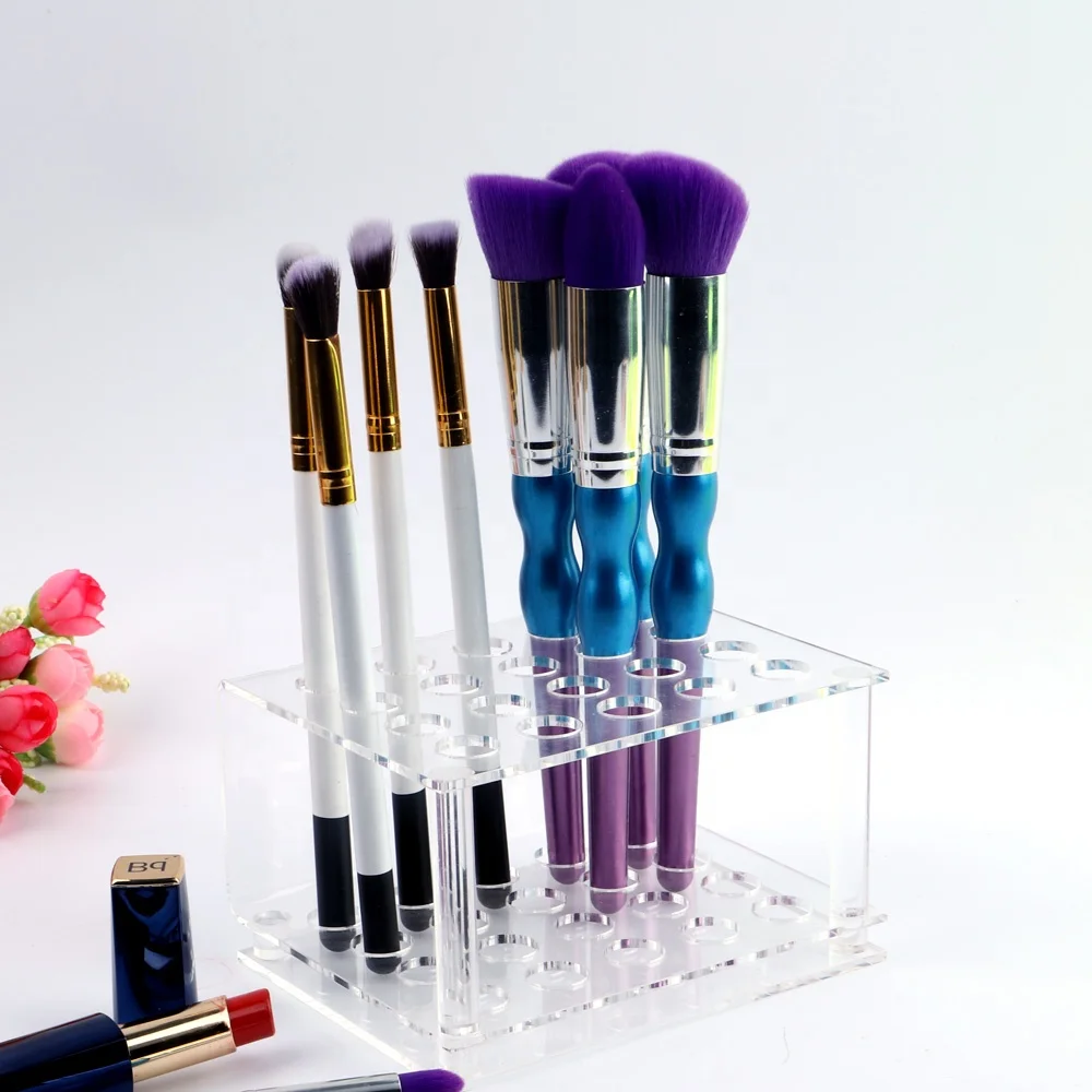 good-sale-square-clear-acrylic-makeup-brush