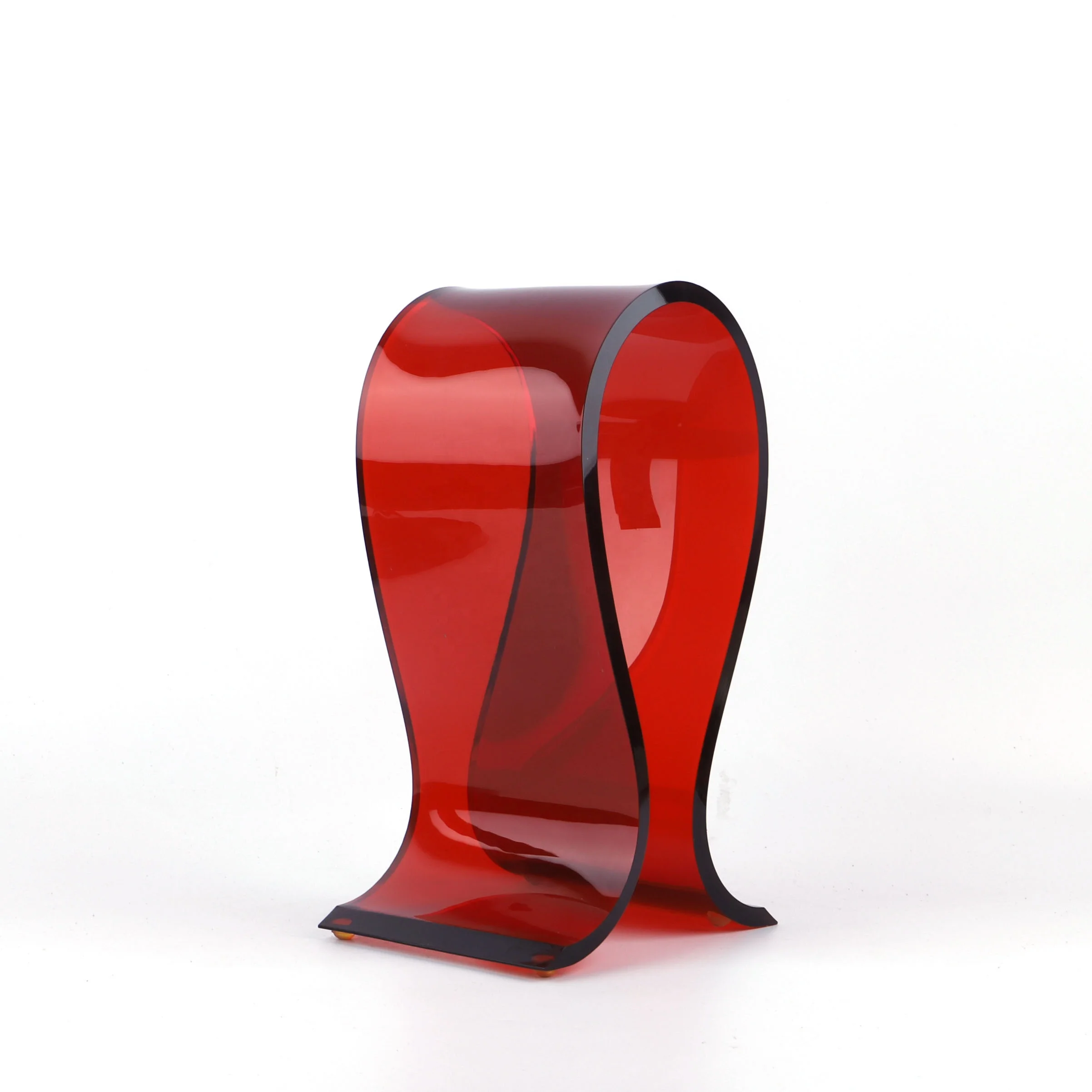 Custom Desktop U Shape Acrylic Earphone Display Stand Holder