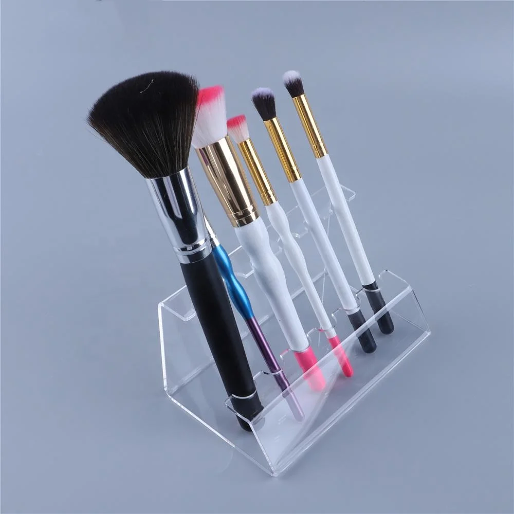 High Quality Cheap Clear Acrylic Makeup Brush Holder