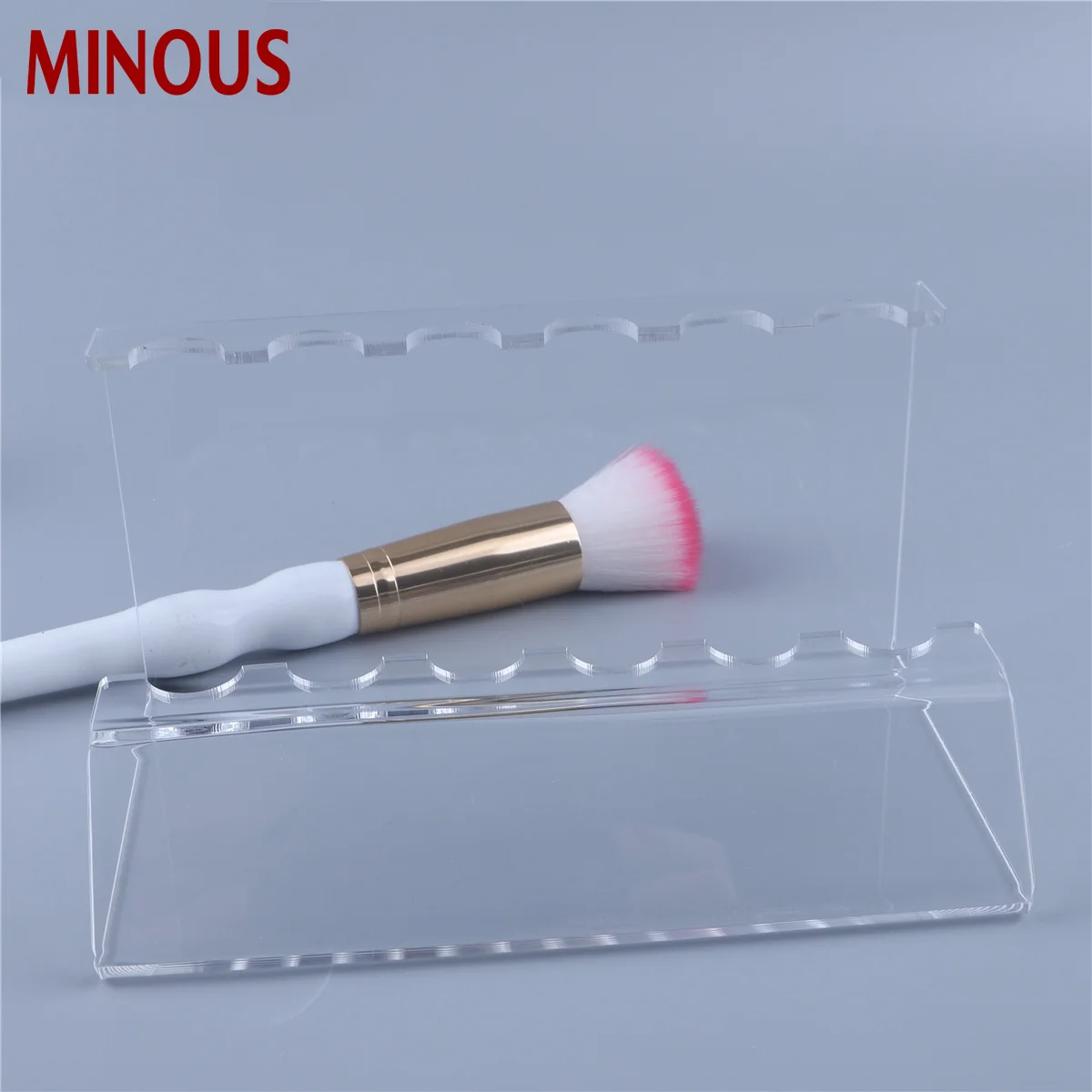 High Quality Cheap Clear Acrylic Makeup Brush Holder 9