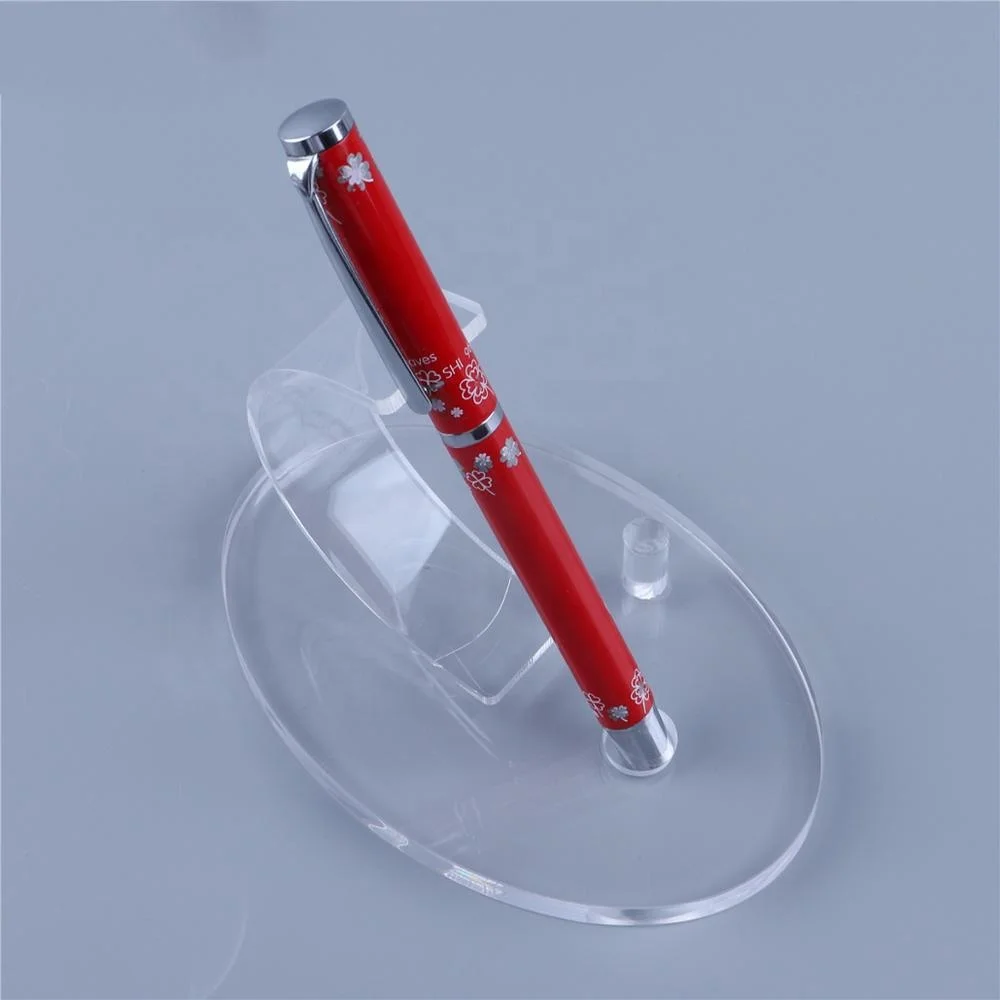 Hot Sale Round Clear Acrylic Pen Holder Display For Shop