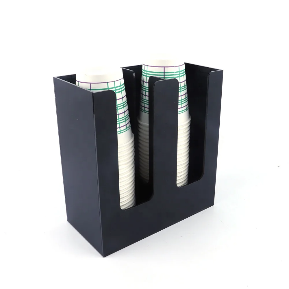Custom-2-column-black-acrylic-disposable-paper