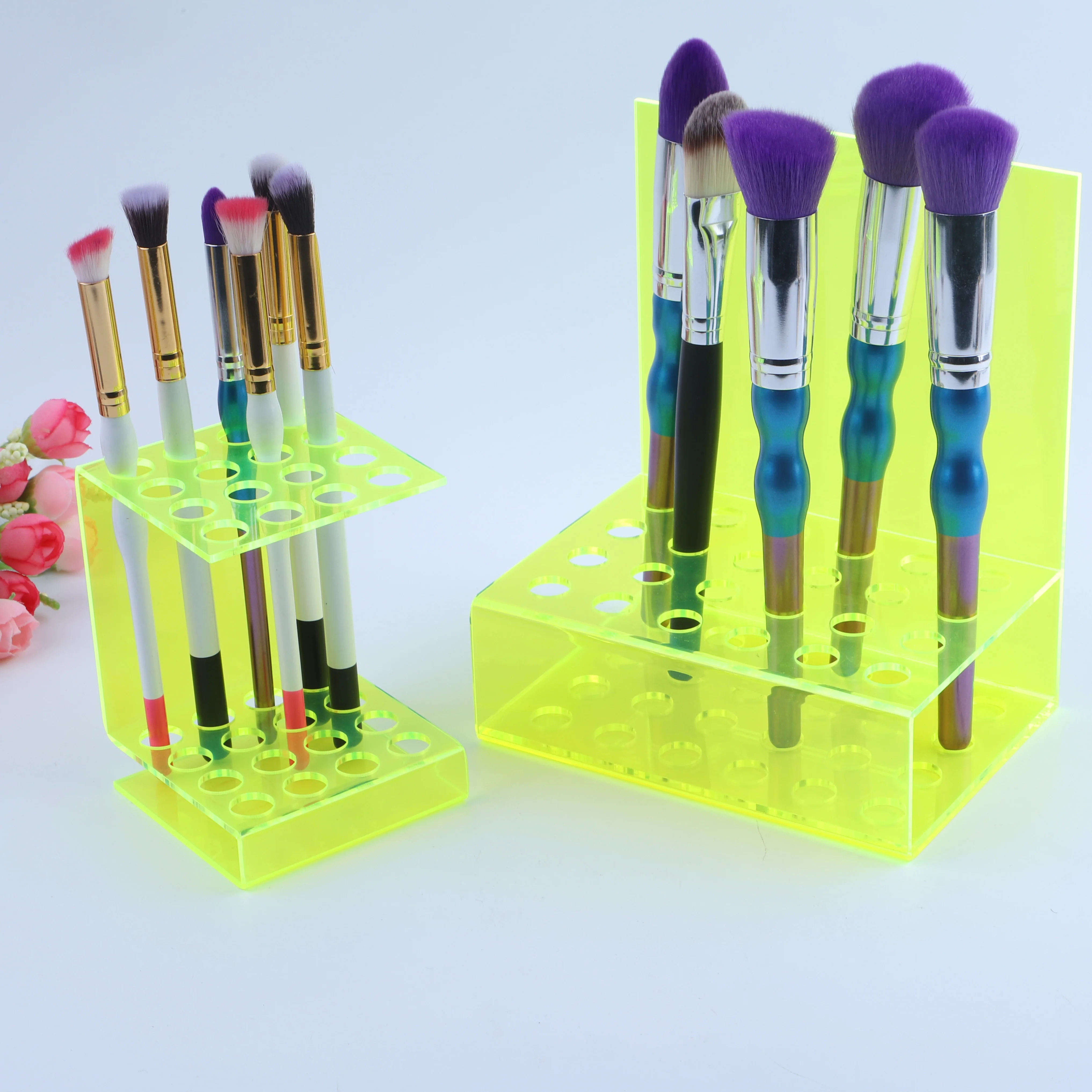 Professional-clear-acrylic-makeup-display-brushes-holder