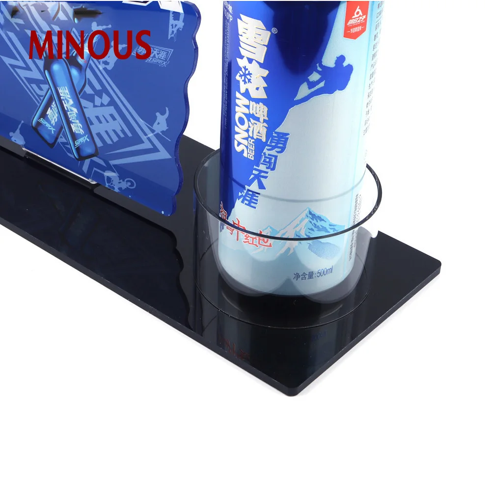 Custom desktop acrylic beer display rack for advertising 6