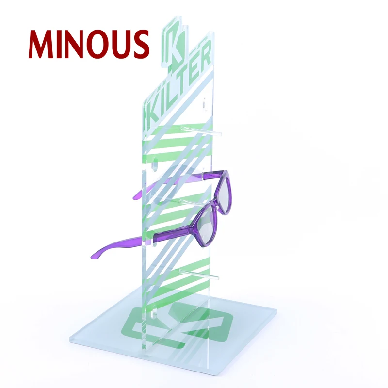 desktop acrylic eyeglasses display stand XZC-150 Details 2
