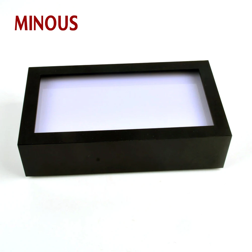 Manufacturing Square Acrylic LED Rectangle Eyeglass Sunglass Display Case 4