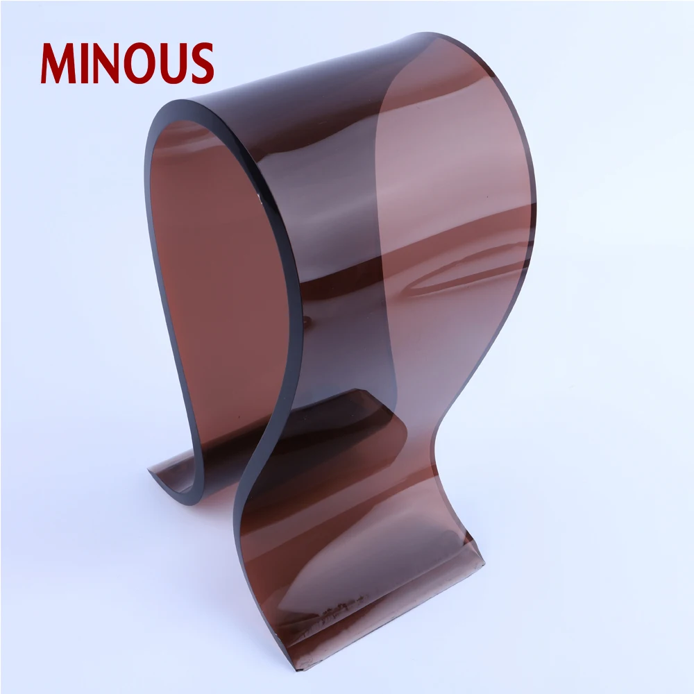 custom u shaped desktop brown acrylic earphone display 4
