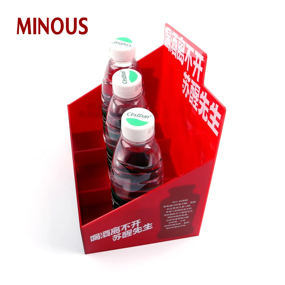  High Quality acrylic drinks water display stand 4