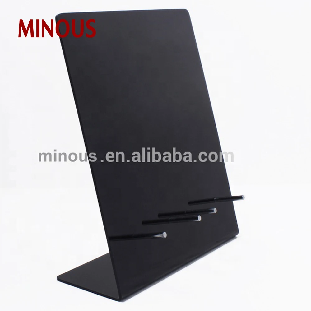 Custom L-shape black acrylic display stand for shoes 8