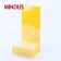 custom-logo-desktop-yellow-acrylic-pen-display