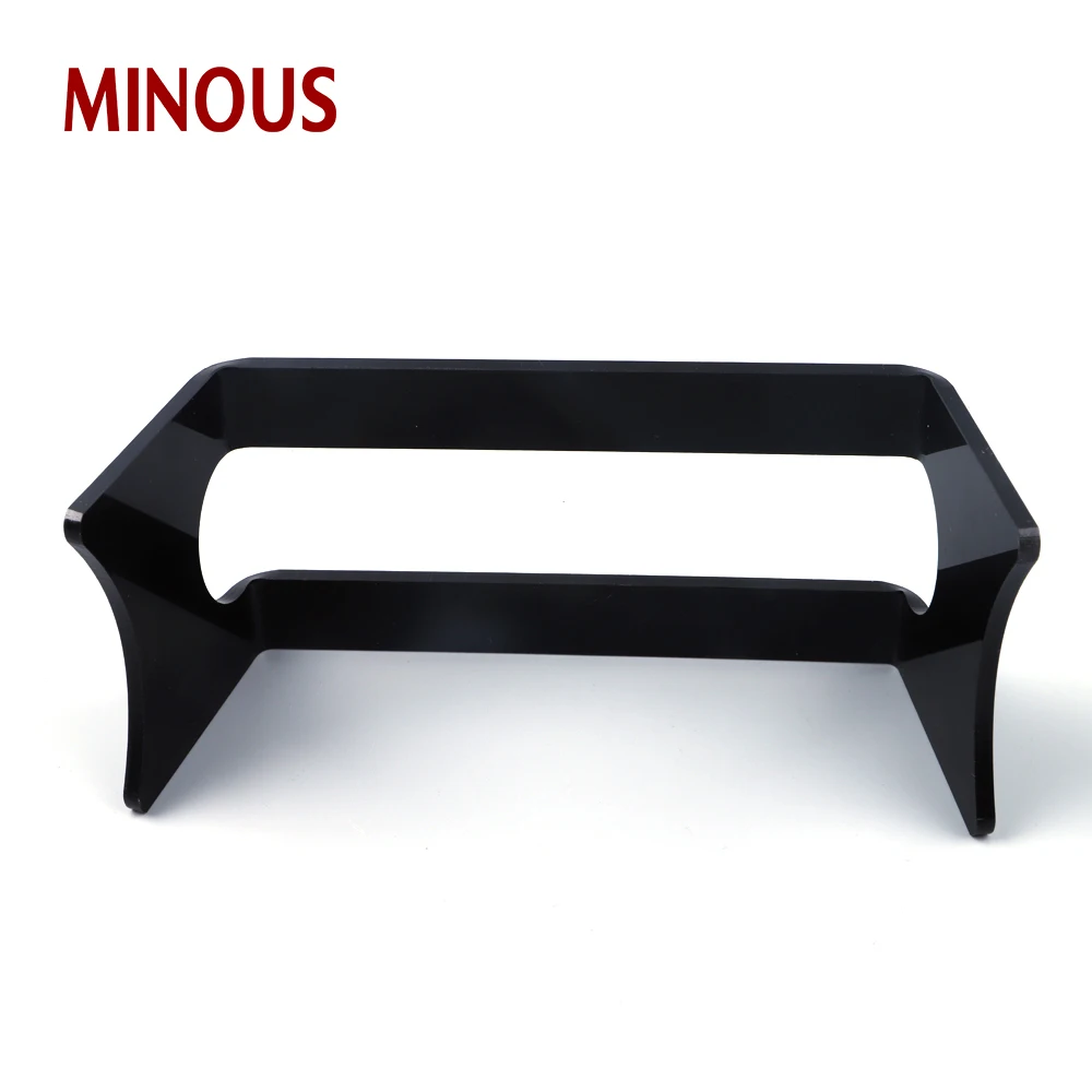 high quality desktop logo black acrylic display stand 8