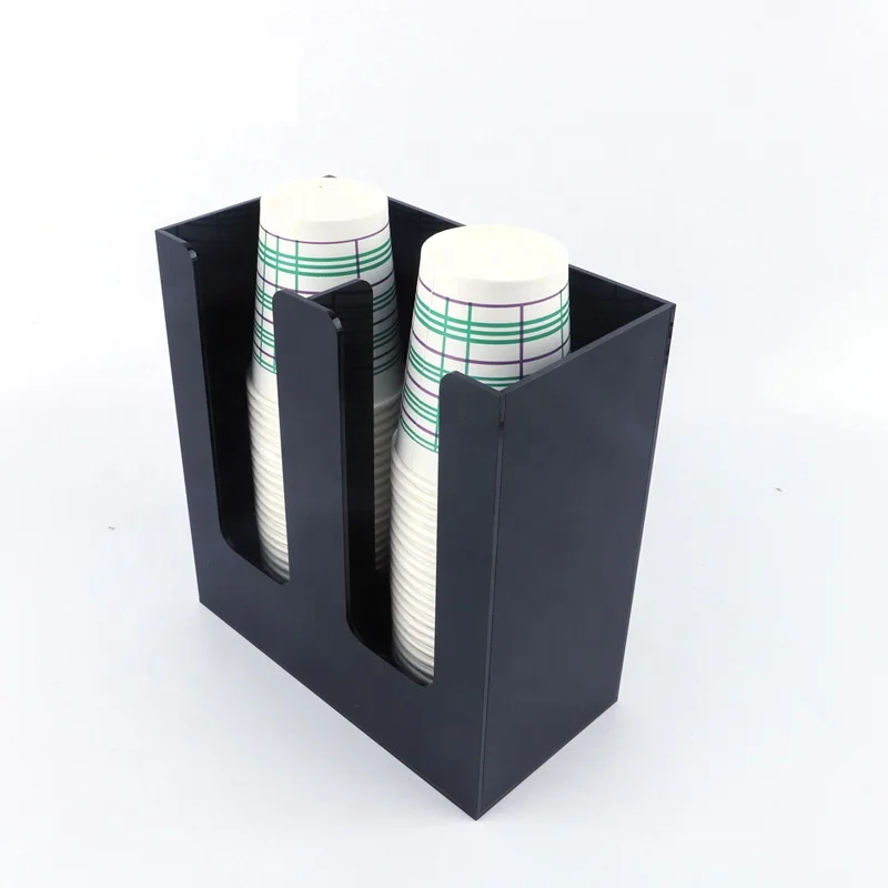 High-Quality-Square-Black-Acrylic-Cup-Holder