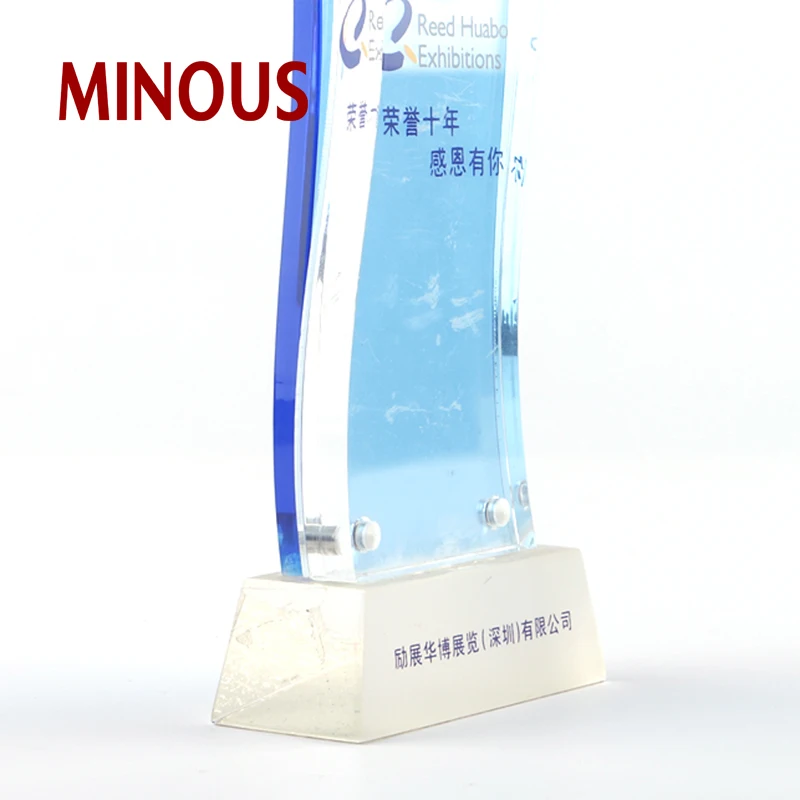  High Quality acrylic trophy display stand 6