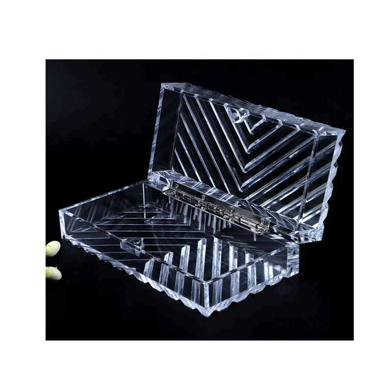 high-end-square-clear-acrylic-storage-box