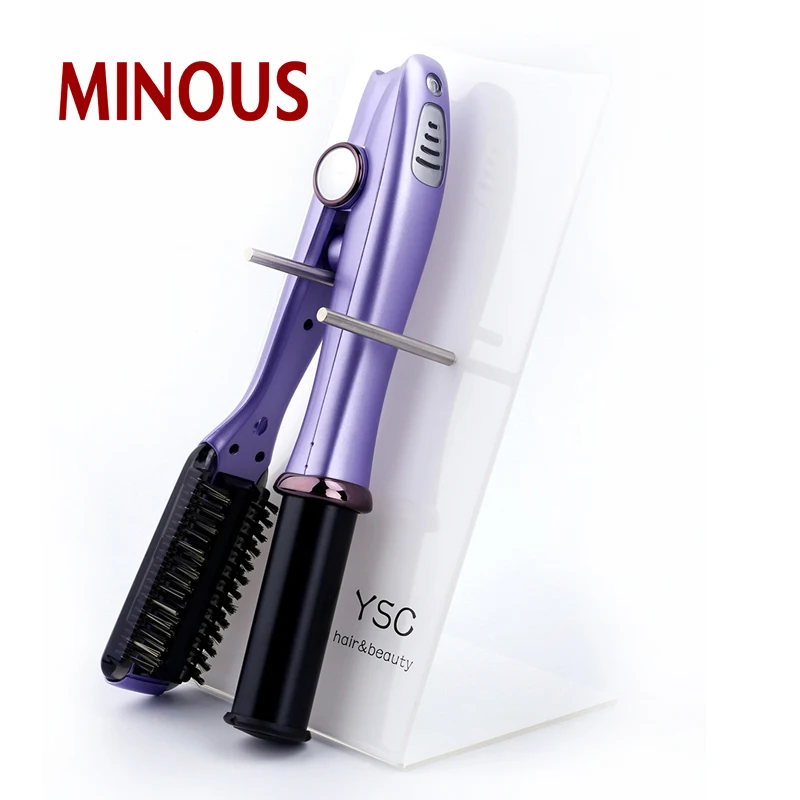 Hot sale desktop L-shape acrylic hair curler display stand holder 6