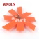 wholesale-customized-orange-color-acrylic-clock-on
