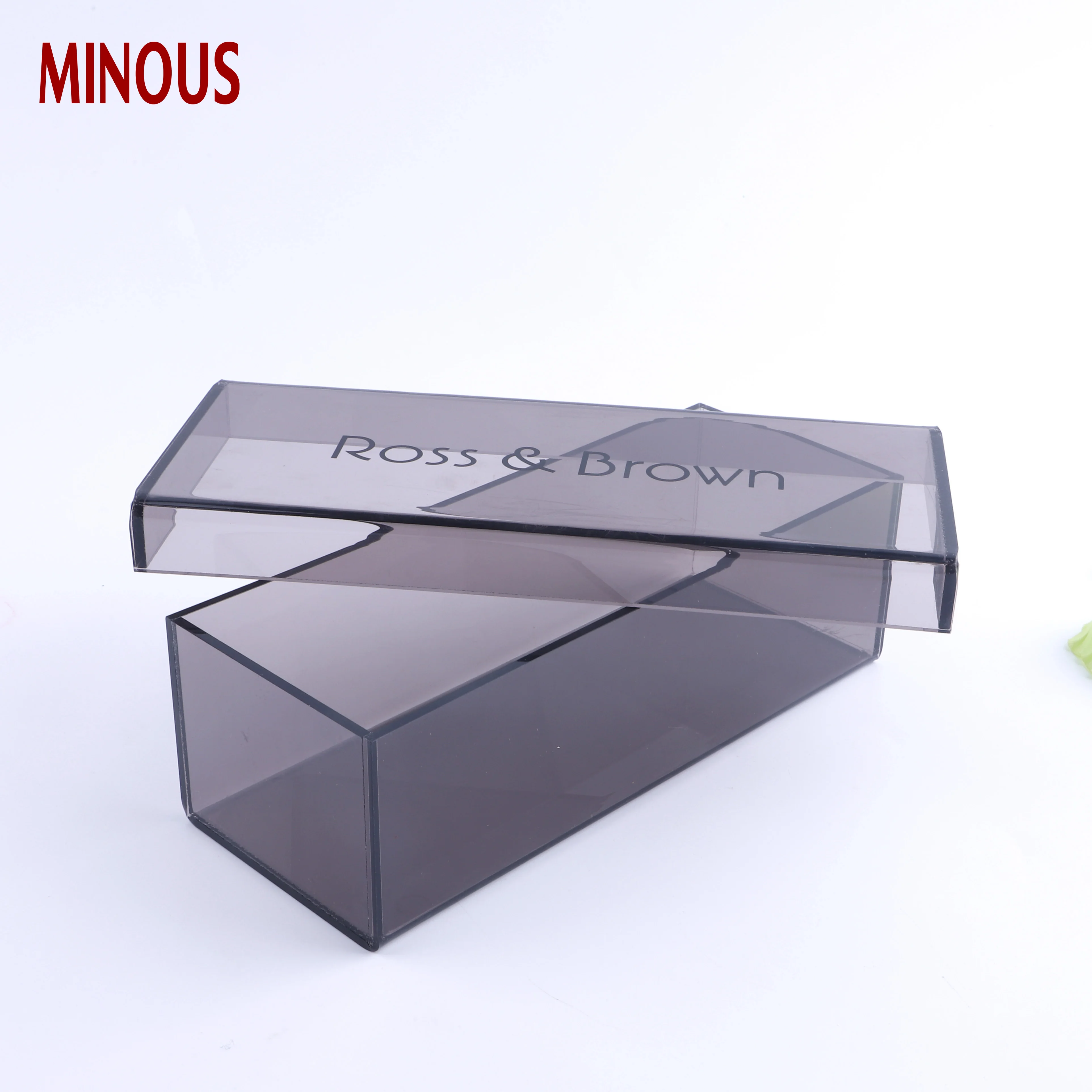 Custom Carry-On Dark Acrylic sunglass Display Storage Box 4