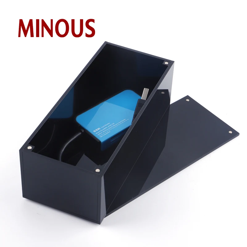 online shopping black square acrylic storage box with magnet lid 2