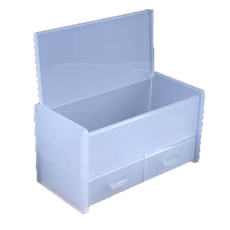 2019 hot sale custom popular acrylic makeup cosmetic storage box