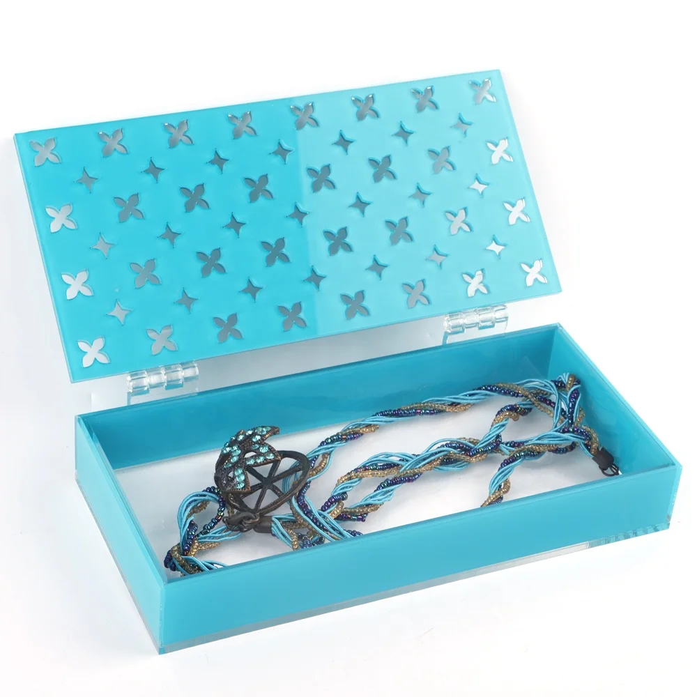 Custom-Blue-Rectangle-Acrylic-Jewelry-Storage-Box