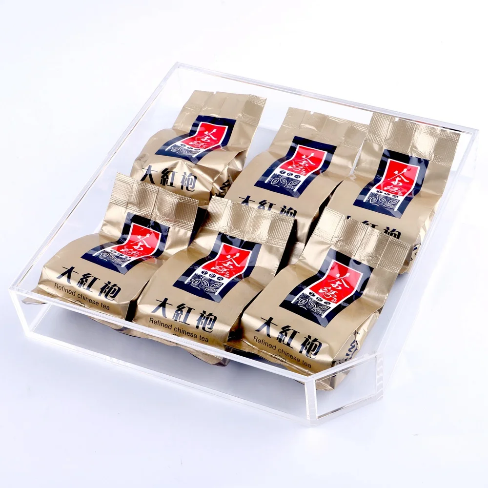 Wholesale-custom-clear-acrylic-tea-storage-box