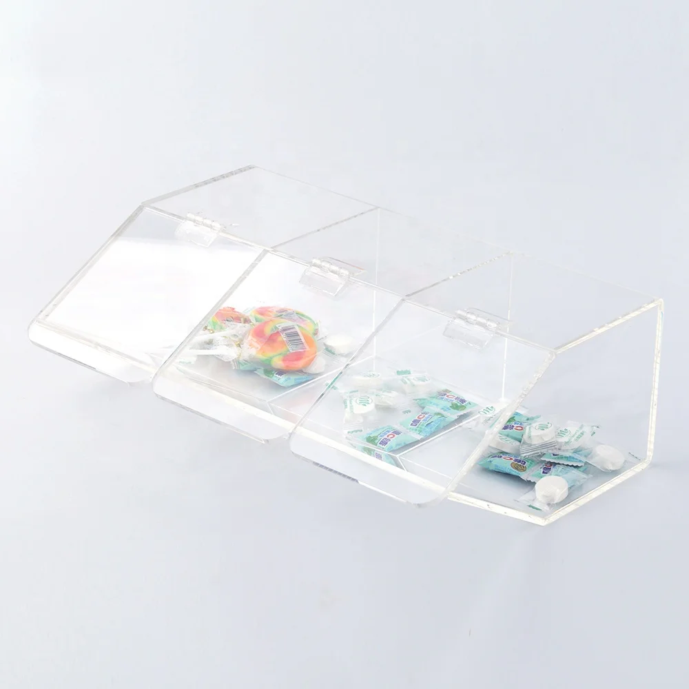 High-quality-square-clear-acrylic-food-storage