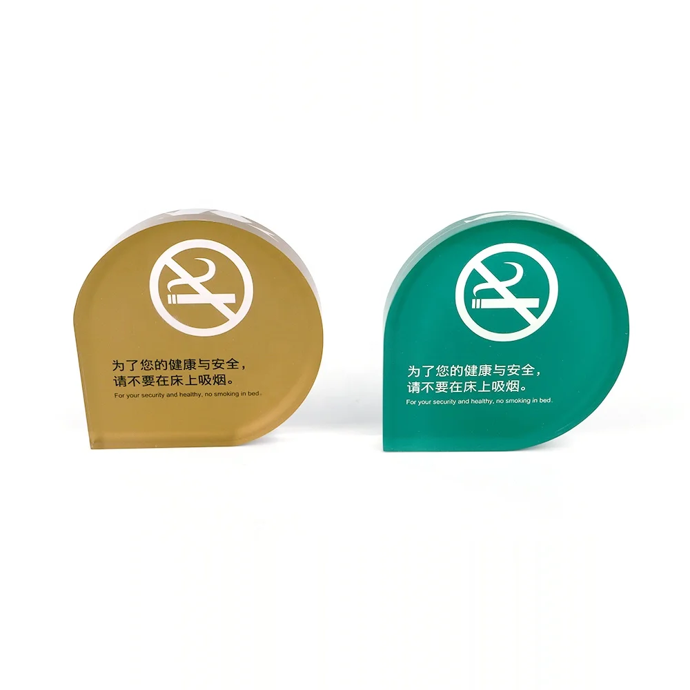 Custom-Waterproof-Clear-Acrylic-No-Smoking-Warning