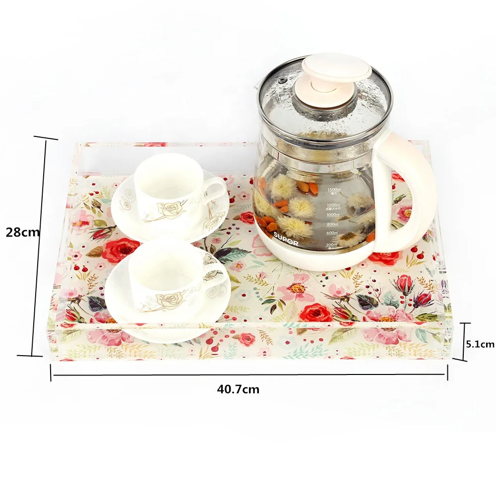New-Design-Food-Serving-Tea-Tray-Clear