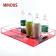 High-Quality-Red-Clear-Acrylic-Food-Tray