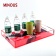 High-Quality-Red-Clear-Acrylic-Food-Tray