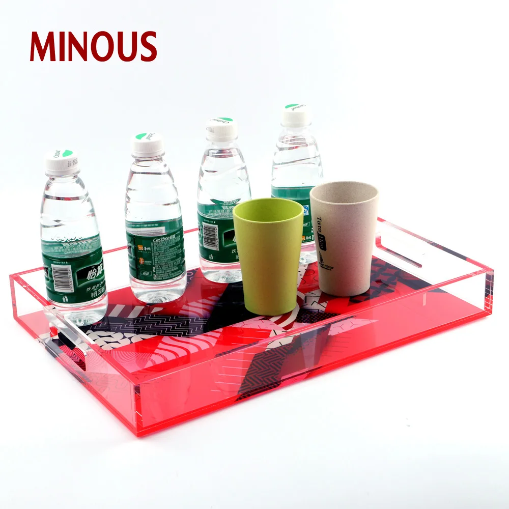  High Quality Acrylic Food Tray For Hotel 4