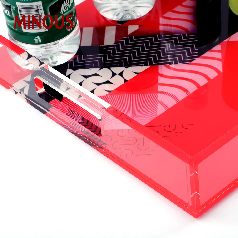 High Quality Acrylic Food Tray For Hotel 6