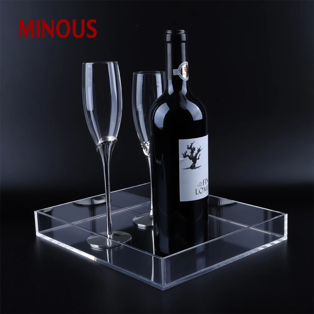  High Quality Acrylic Wine Cup Tray 3