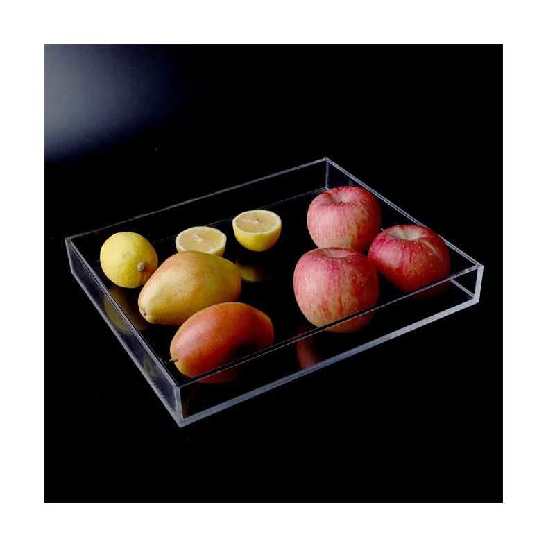 China-manufacture-square-clear-acrylic-fruit-tray