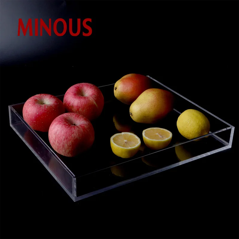  High Quality acrylic fruit tray for shop 2