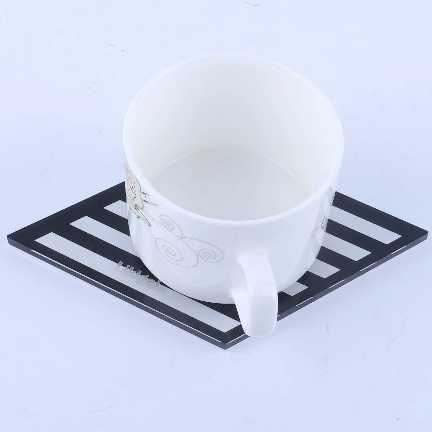 customized funny small uv printed acrylic cup mat acrylic coaster 2