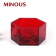 Manufacture-Red-Hexagon-Acrylic-Flower-Display-Stand