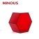 Manufacture-Red-Hexagon-Acrylic-Flower-Display-Stand