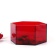 Manufacture-Red-Hexagon-Acrylic-Flower-Display-Stand