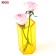 Idea-Goods-Hexagon-Yellow-Acrylic-Flower-Box