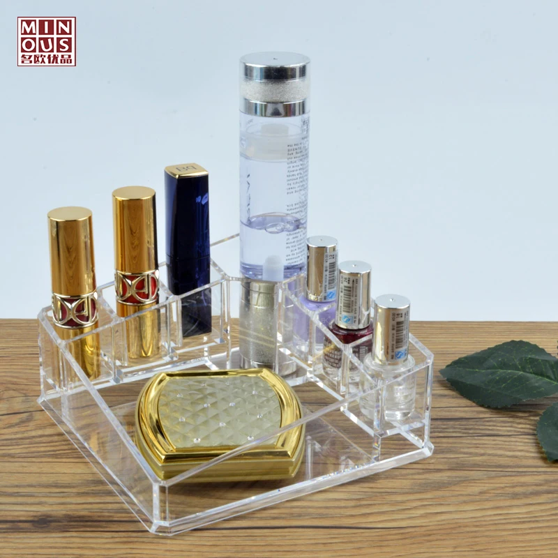 Wholesale Clear Acrylic Makeup Display Case nail polish holder 2