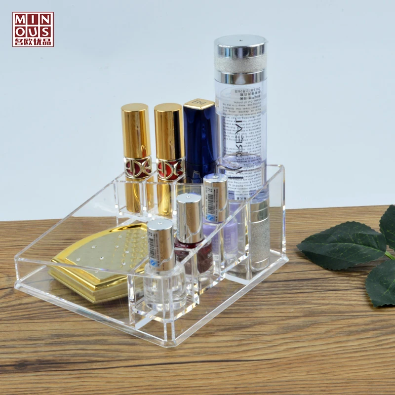 Wholesale Clear Acrylic Makeup Display Case nail polish holder 4