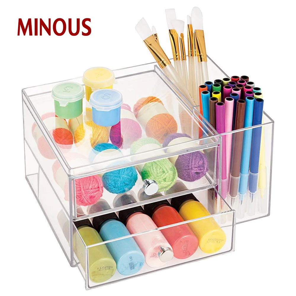 Acrylic Stationery Box XZC-148 Details 4