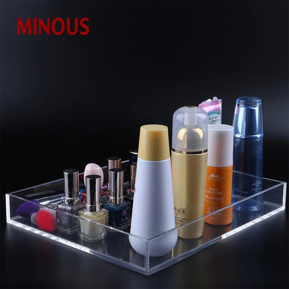 acrylic Cosmetic Organizer Tray XZC-256 Details 4
