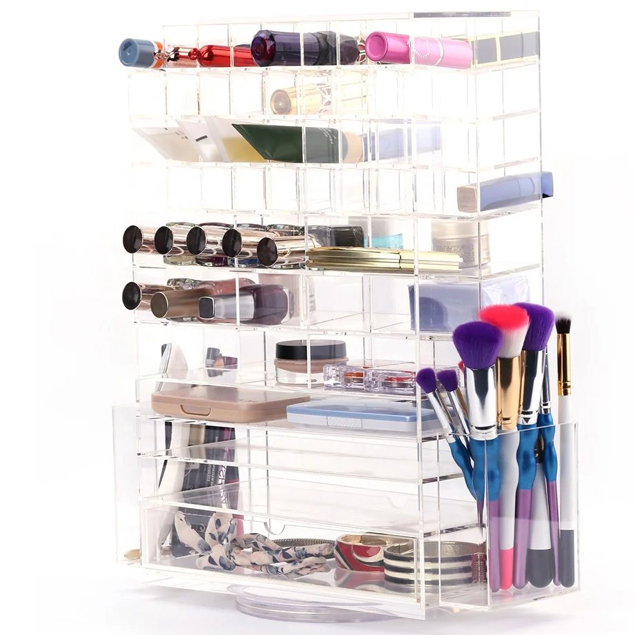 Multi-purpose-clear-acrylic-cosmetics-jewelry-storage
