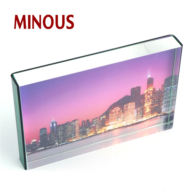 High quantity square clear Acrylic photo sign for display 6