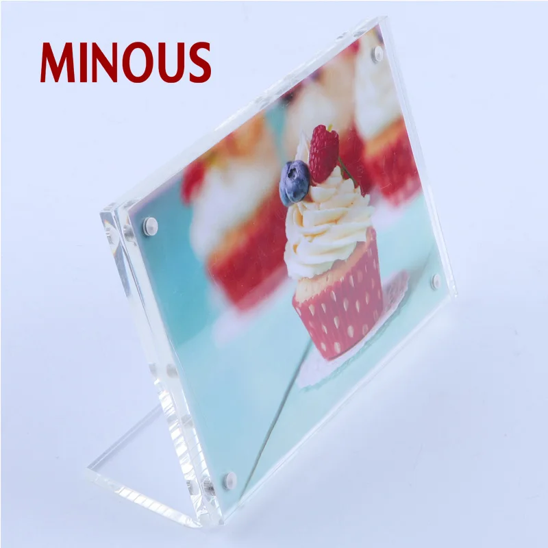 High Quality acrylic photo frame for display stand 4
