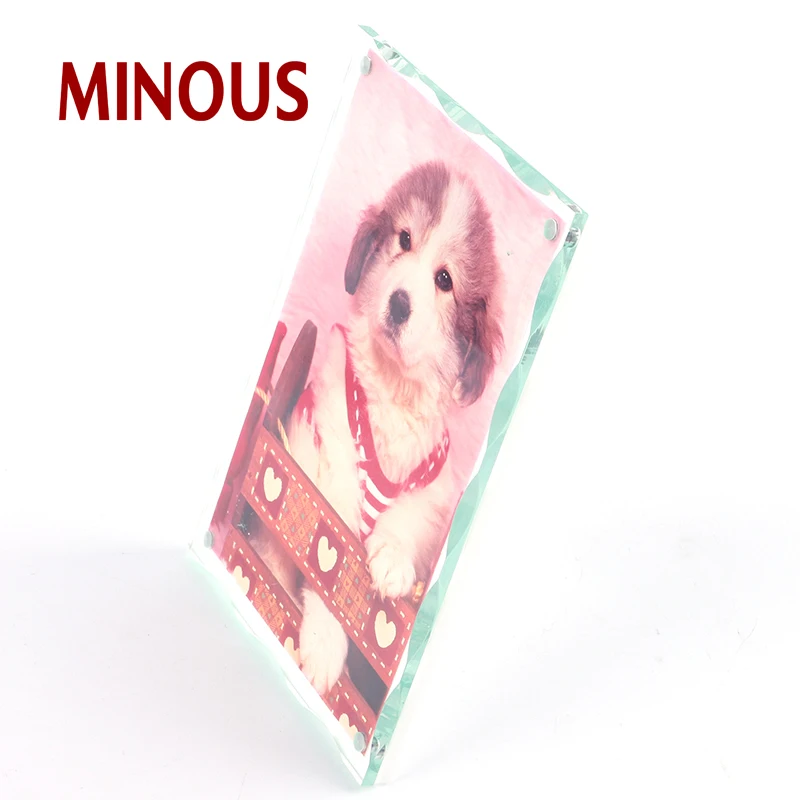 high quality customized printed square acrylic photo frame for shop 2