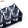 Custom-Square-Black-Acrylic-Wine-Cup-Holder